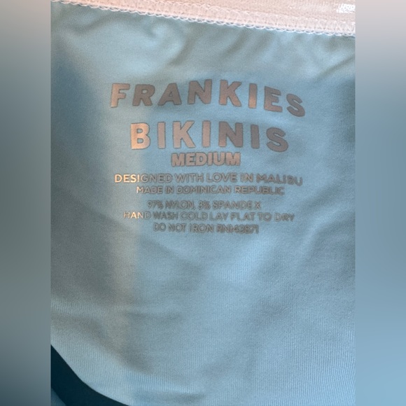 Frankie’s Bikinis Rodeo Strapless Top- Sz Medium - Picture 5 of 6